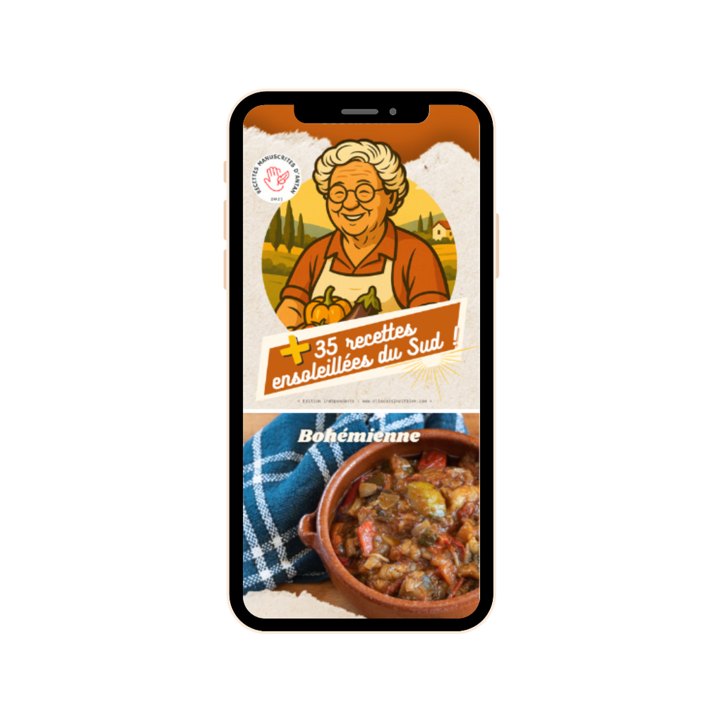 Cuisine ensoleillée chez mamie +35 Recettes  -  (E-BOOK)